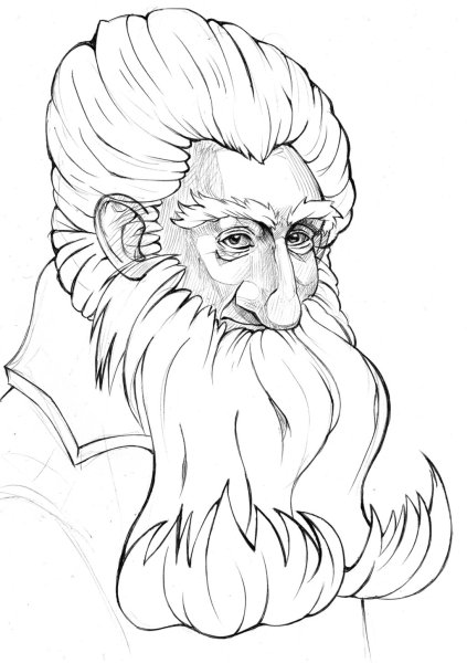 Раскраска Властелин колец Фродо