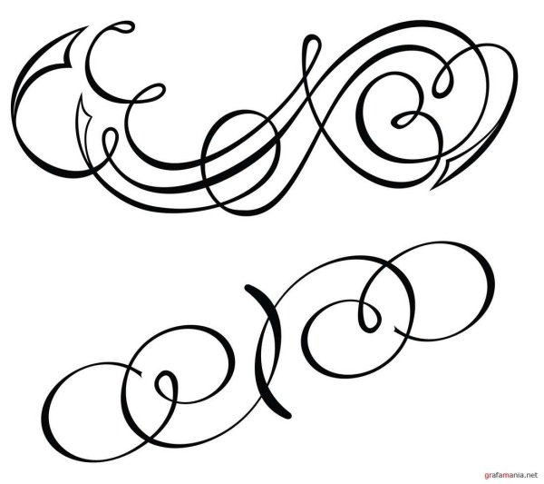 Каллиграфия вензеля