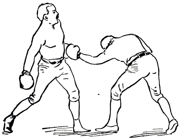 Стойка в боксе рисунок