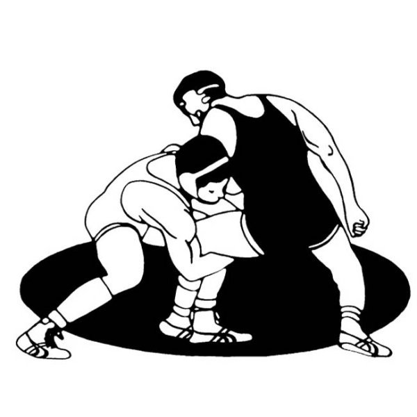 Наклейка борцы