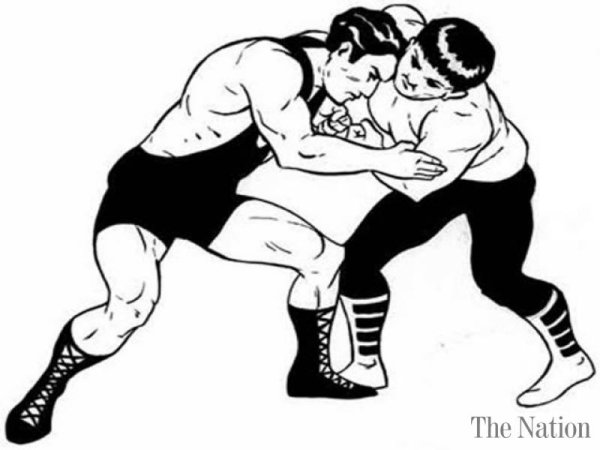 Печать борцов