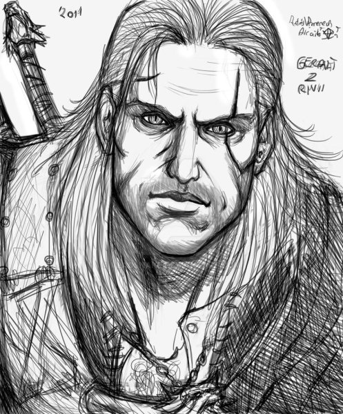 Геральт скетч