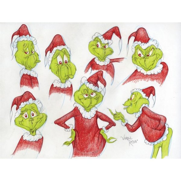 Бумажные сюрпризы Гринч