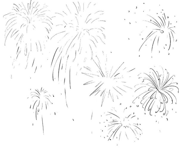 Правополушарное рисование салют