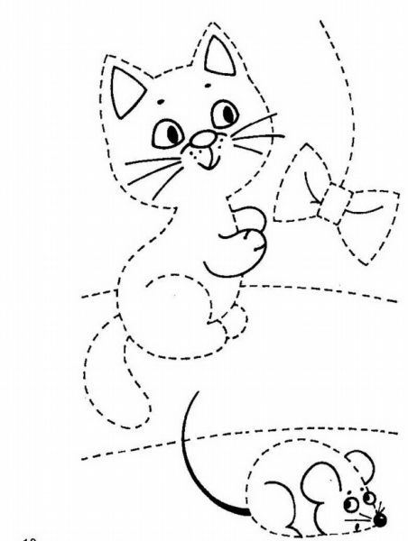 Штриховка горизонтальными линиями