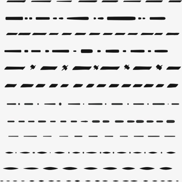 Рисунок черточками ручкой