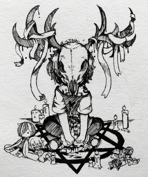 Сатанинские тату эскизы