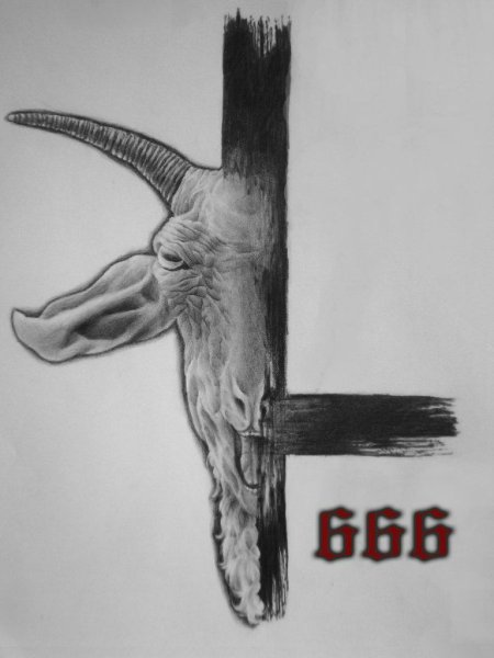 Сатанинские рисунки легкие