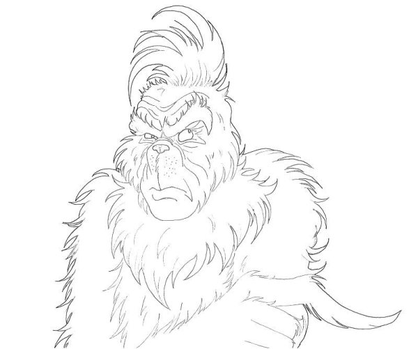 Гринч похититель раскраска