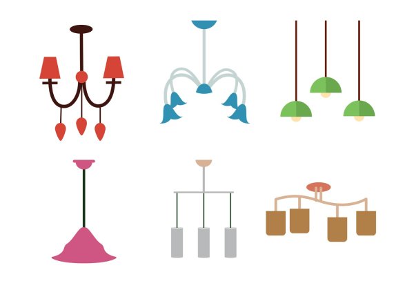 Нарисовать люстру