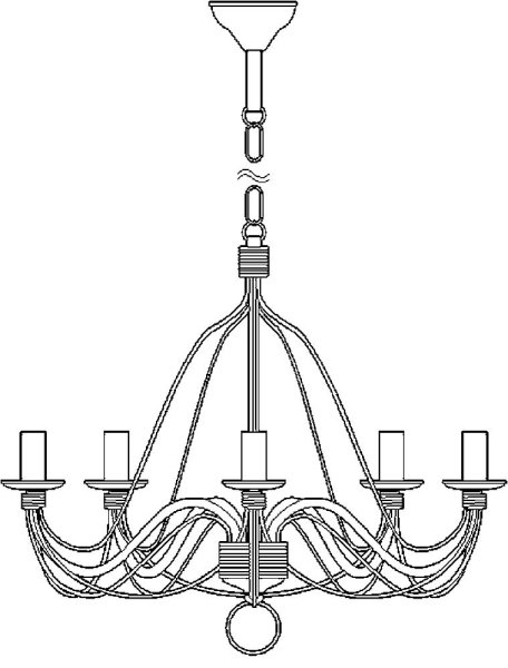 Эскиз люстры
