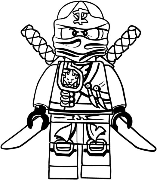 Раскраски LEGO Ninjago Кружитцу