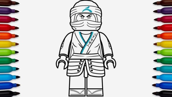 Лего Ниндзяго для срисовки