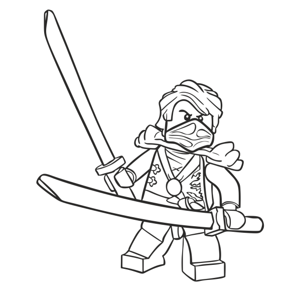 Раскраска Ниндзяго Ллойд