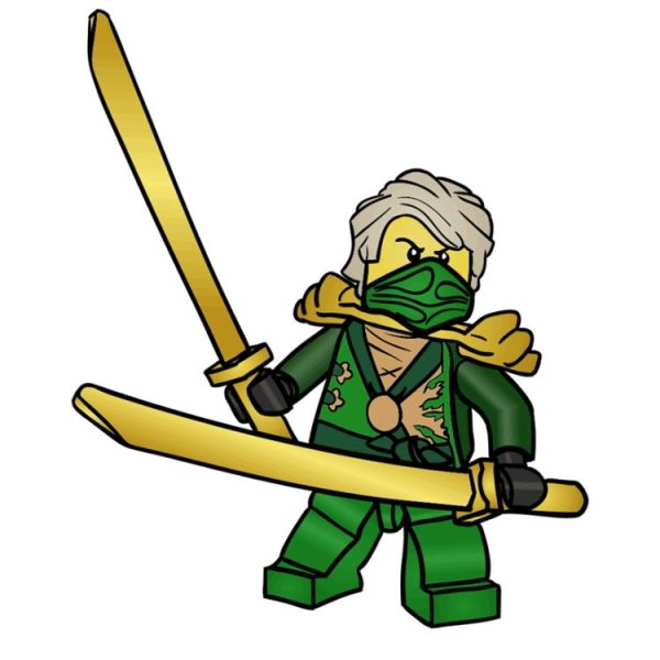 Лего ниндзя рисунок