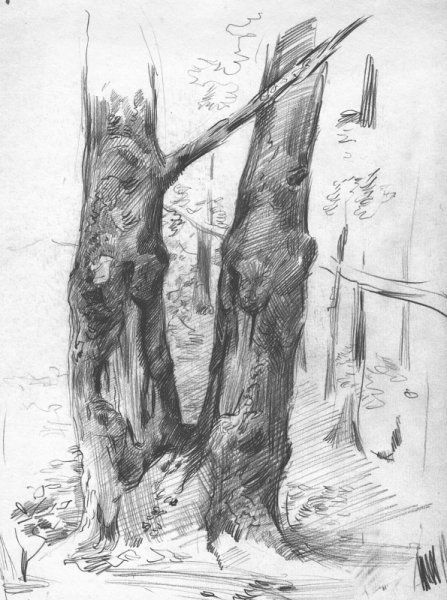 Рисунки грифелем