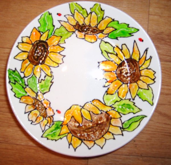 Рисуем тарелку