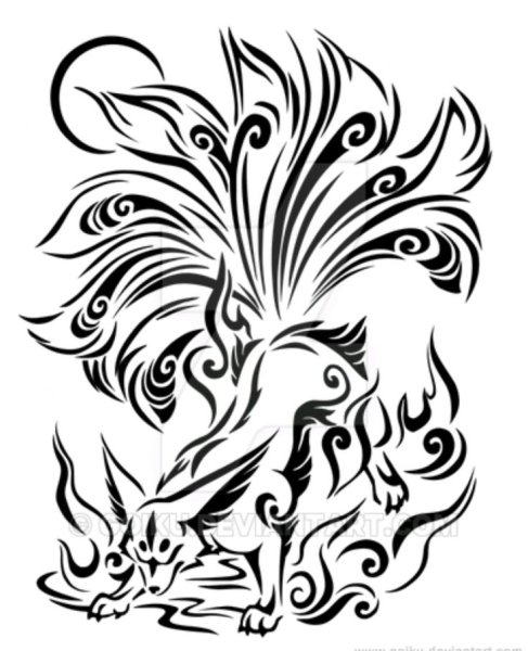 Лис трайбл девятихвостый