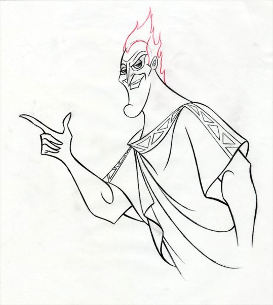 Эскиз Аида из геркулеса