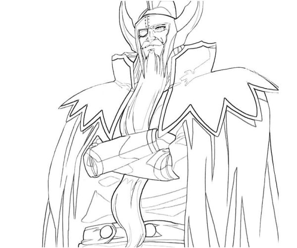 Посейдон Бог древней Греции рисунок