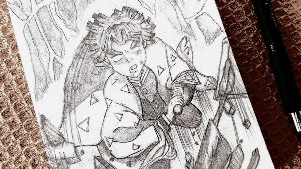 Kimetsu no Yaiba Zenitsu draw