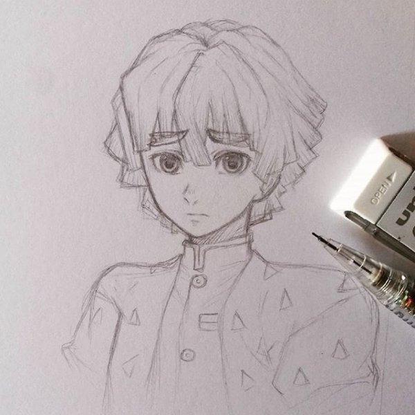 Зеницу карандашом