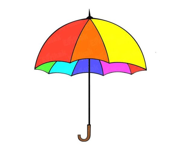 Зонтик для срисовки