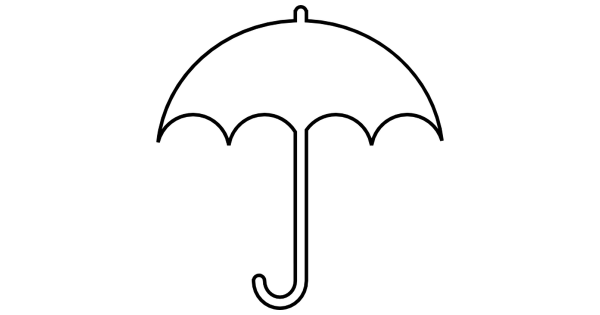 Зонтик карандашом