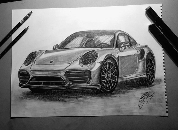 Эскиз Порше 911