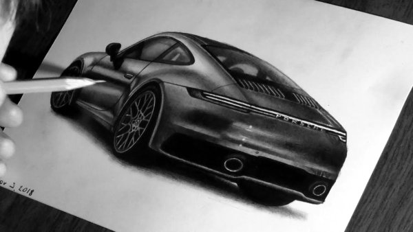 Реалистичные рисунки машин