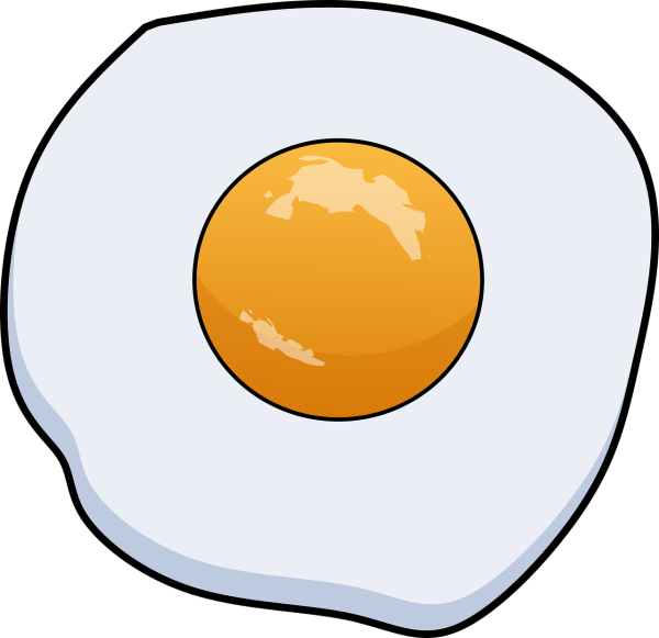 Нарисовать яичницу