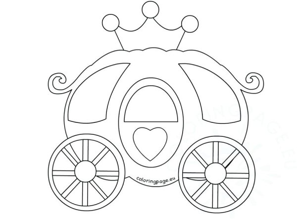 Карета для рисования детям