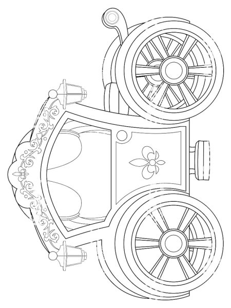 Карета рисунок карандашом