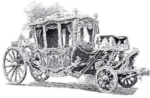 Карета для Золушки рисование