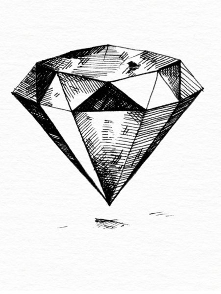 Бриллиант эскиз