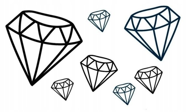 Тату Алмаз эскиз