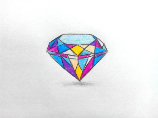 Алмаз карандашом