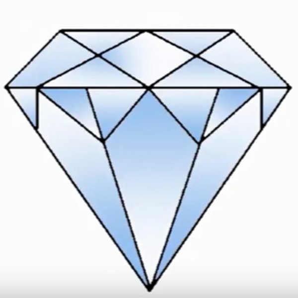 Алмаз рисовать