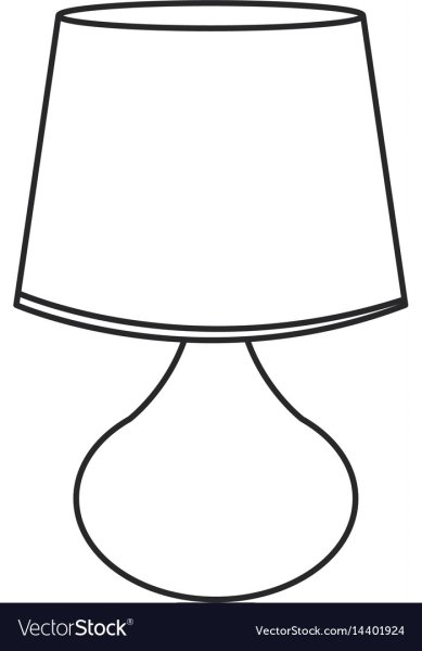 Настольная лампа карандашом