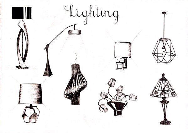 Скетч светильника Промдизайн