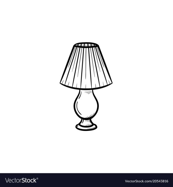 Торшер раскраска для детей