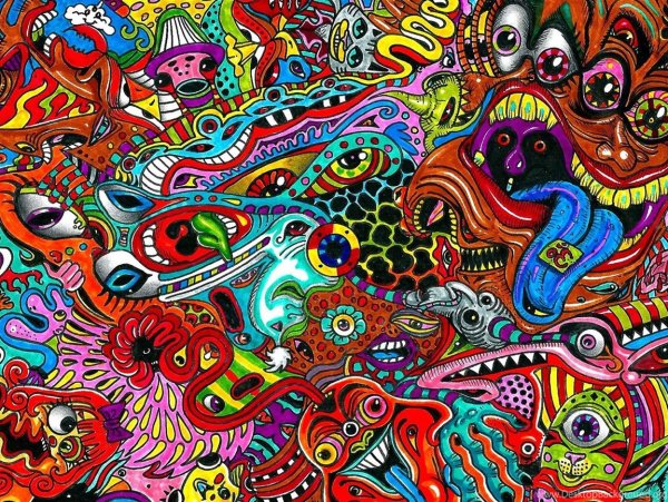 Психоделический фон для фотошопа