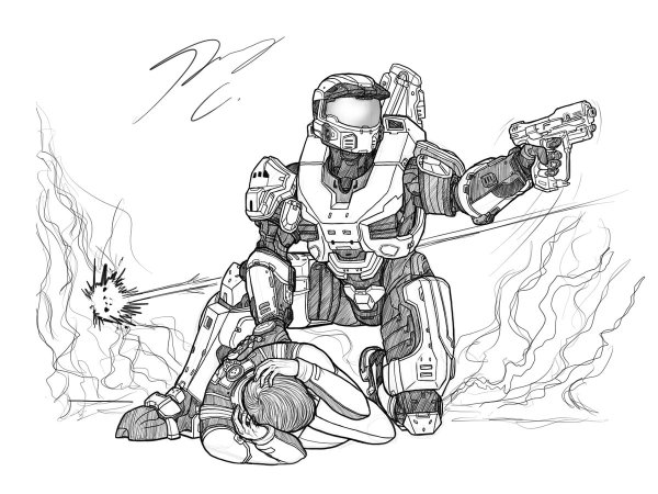 Рисунки Хало