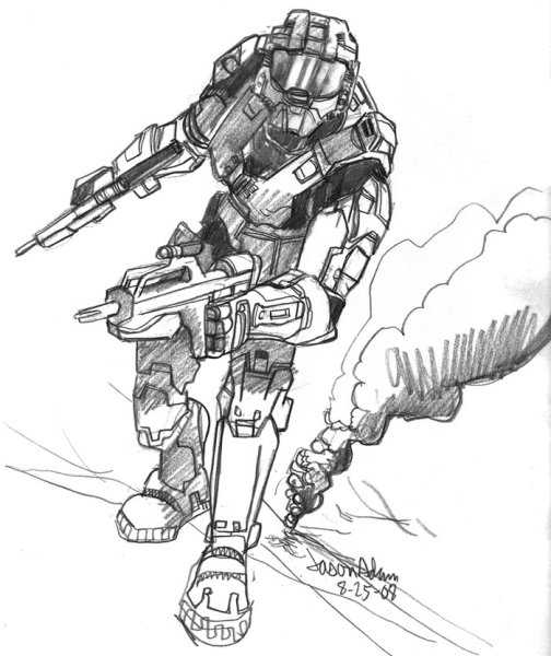 Halo скетчи