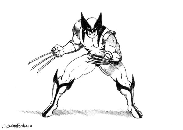 Росомаха герой Марвел