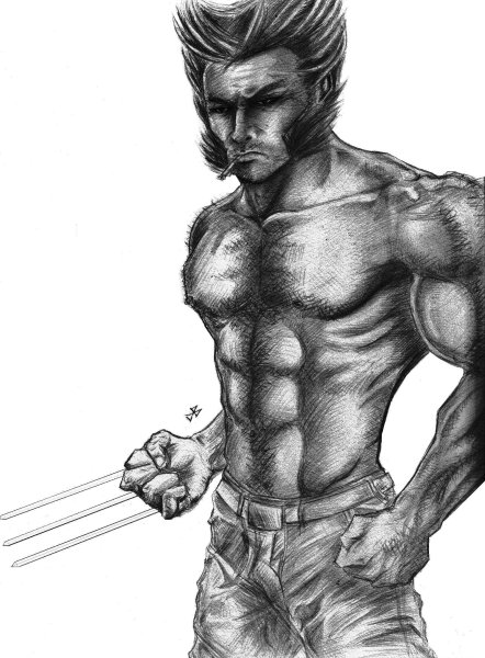 Нарисовать Росомаху