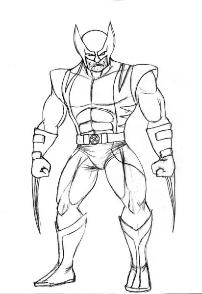 Рисунки Марвел Логан Росомаха