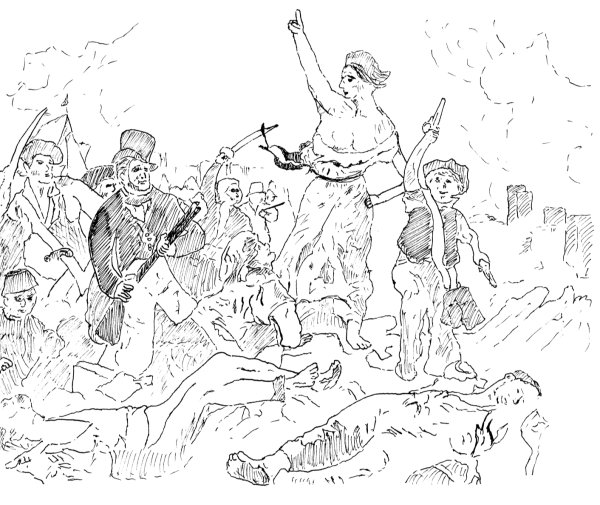 Революция рисунок