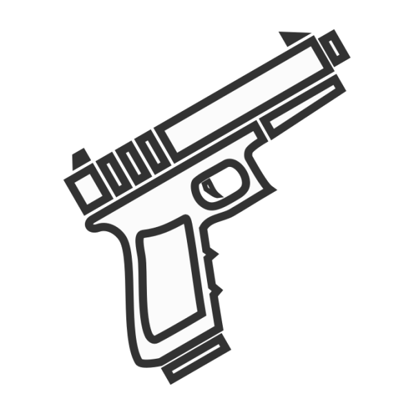 Контур пистолета Глок