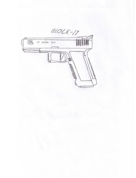 Глок 18 чертеж